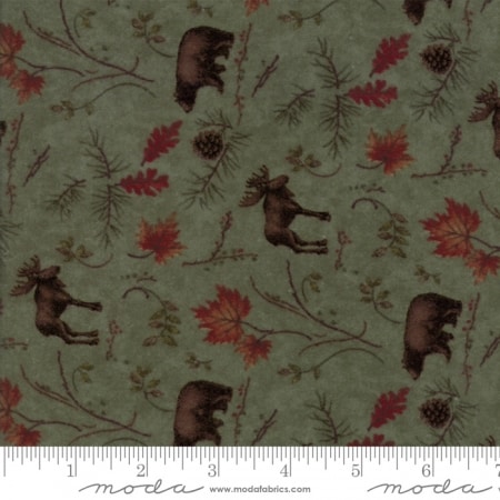 Return to Cub Lake Flannel - 6742 13F Moss-0