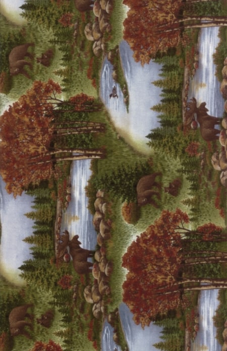 Return to Cub Lake Flannel - 6740 12F Chestnut-0