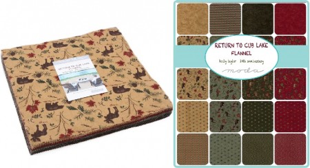 Return to Cub Lake Flannel Layer Cakes-0