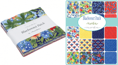 Bluebonnet Patch 5" Charm Pack-0