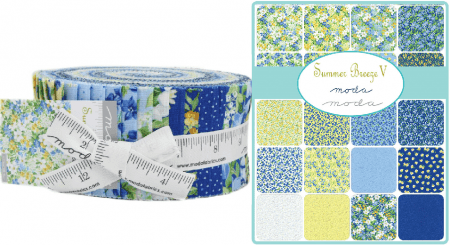 Summer Breeze V Moda Jelly Roll-0