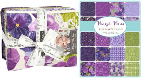 Robin Pickens Fat 8th bundle sold Pansy Posies